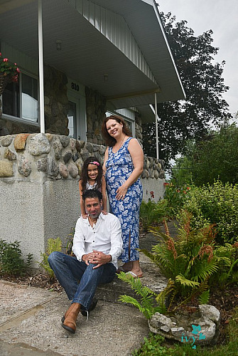 La famille de Véronyc et Sam