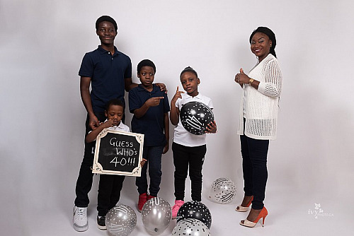 Joan B-Day and the family!